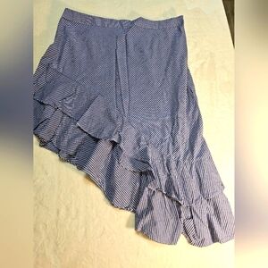 A New Day striped salsa skirt 18